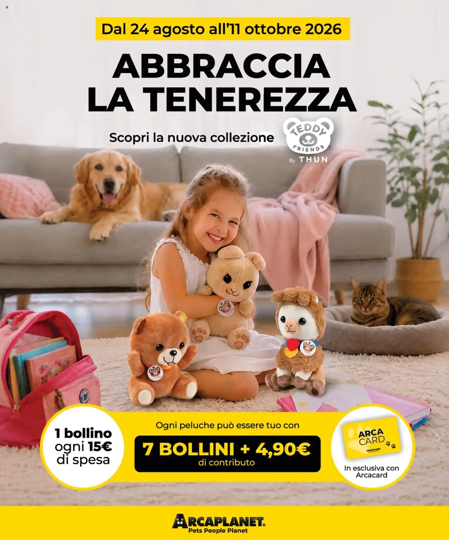 Volantino Arcaplanet del 27/08/2026 | Pagina: 2 | Prodotti: Peluche