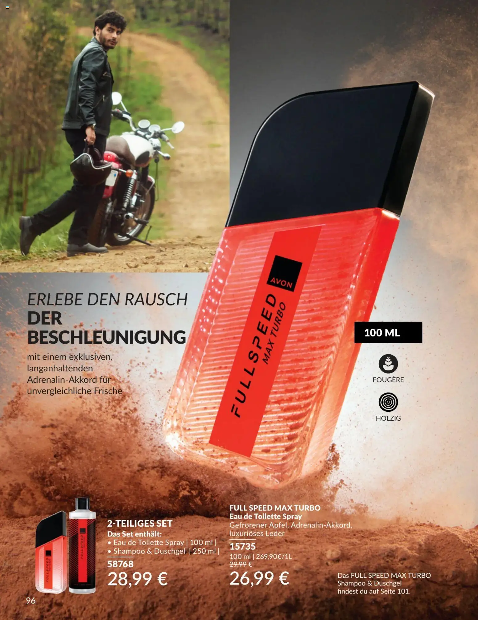 AVON Katalog Juli 2026 – gültig ab 01.07.2026 | Seite: 96 | Produkte: Toilette, Eau de Toilette, Shampoo, Duschgel
