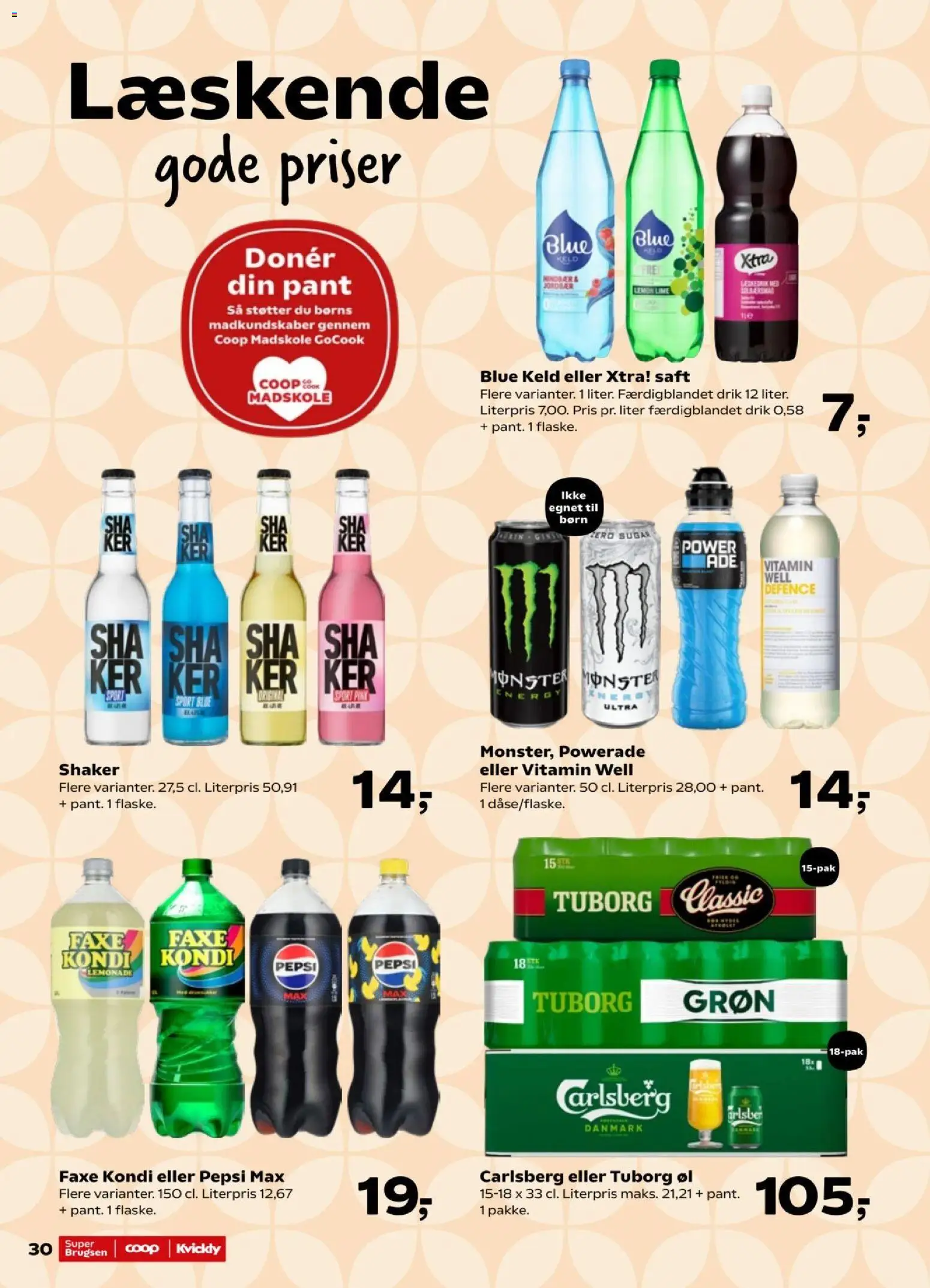 Kvickly tilbudsavis – gyldig fra 02/10/2026 | Side: 32 | Produkter: Jordbær, Lime, Faxe Kondi, Pepsi