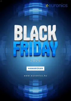 Euronics Black Friday értesítés - amely érvényes a következő dátumtól: 2026.10.20.