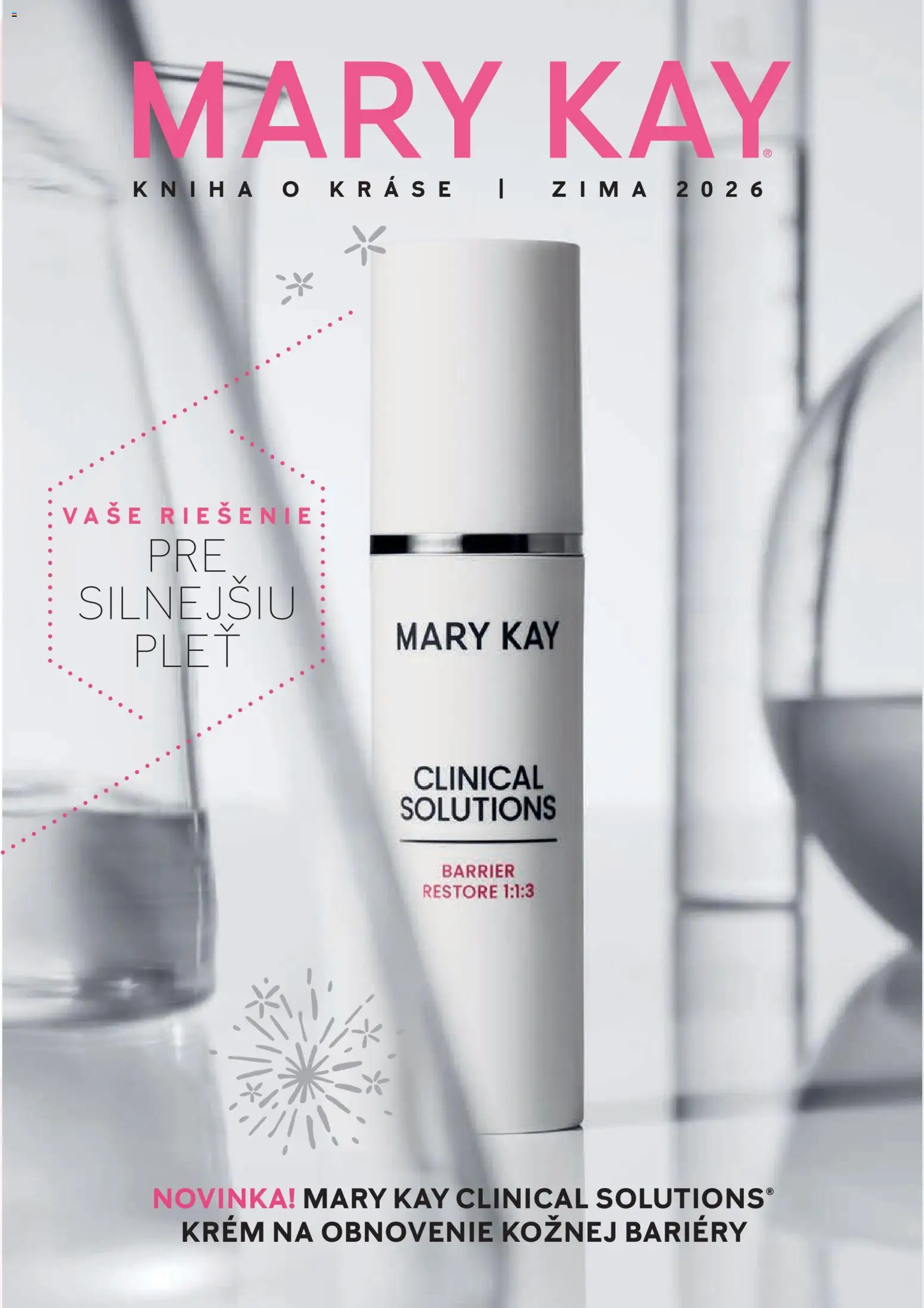 Nové Mary Kay akcie – leták je platný od 01.01.2026 | Strana: 1 | Produkty: Kniha, Krém