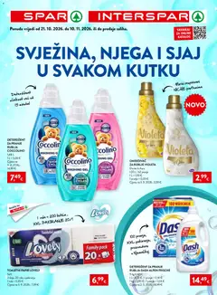 Spar Svježina, njega i sjaj u svakom kutku - Pregled kataloga iz trgovine Spar, vrijedi od 21.10.2026