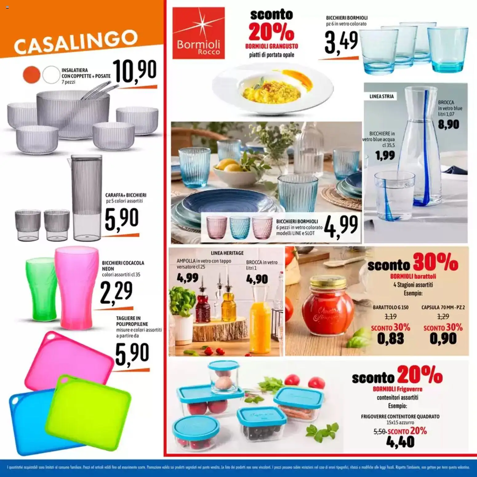 Volantino Emisfero del 28.05.2026 | Pagina: 23 | Prodotti: Posate, Caraffa, Acqua, Barattoli