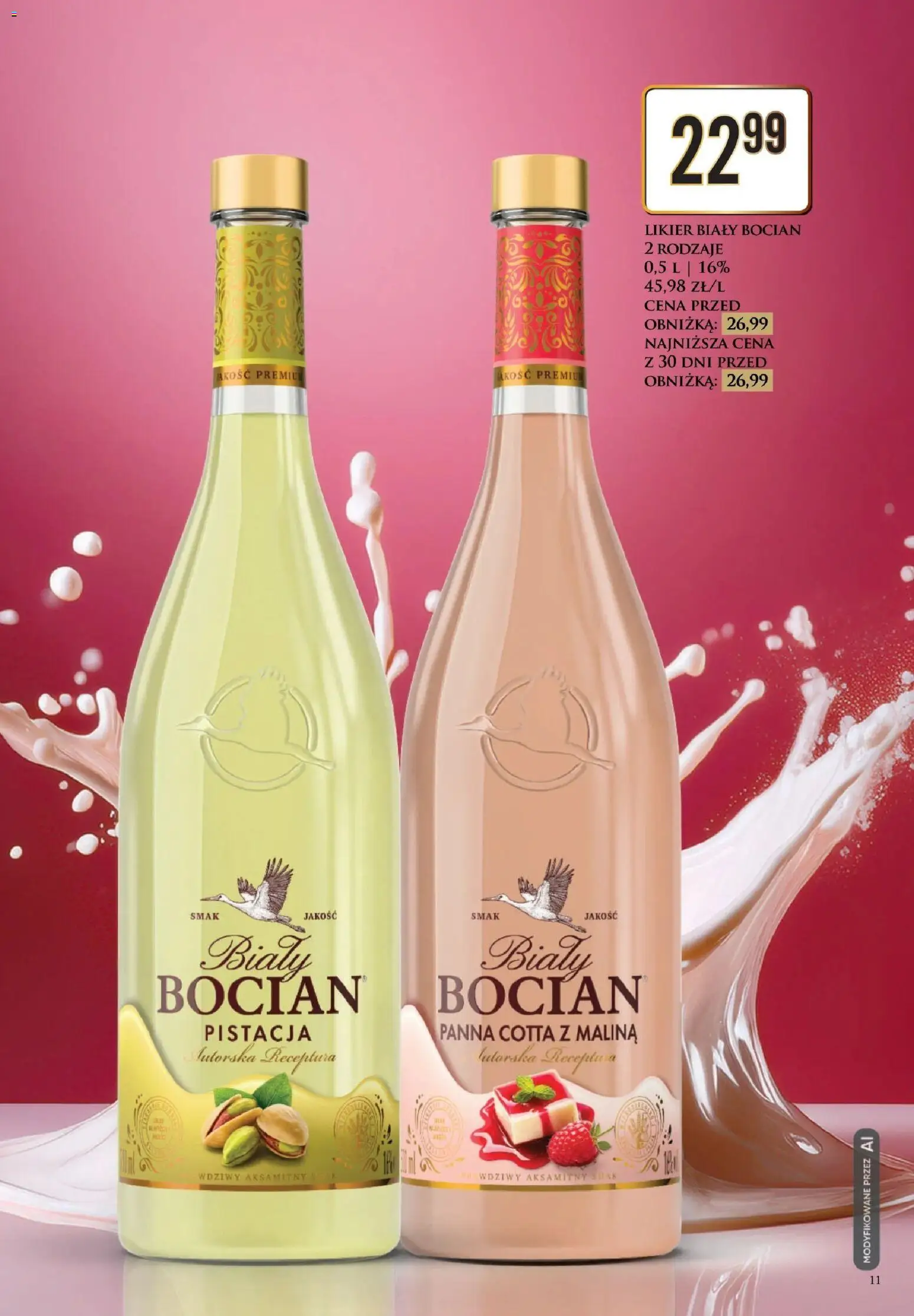 Dino gazetka - Katalog alkoholowy od 19.10.2026 | Strona: 11 | Produkty: Malina, Biały Bocian