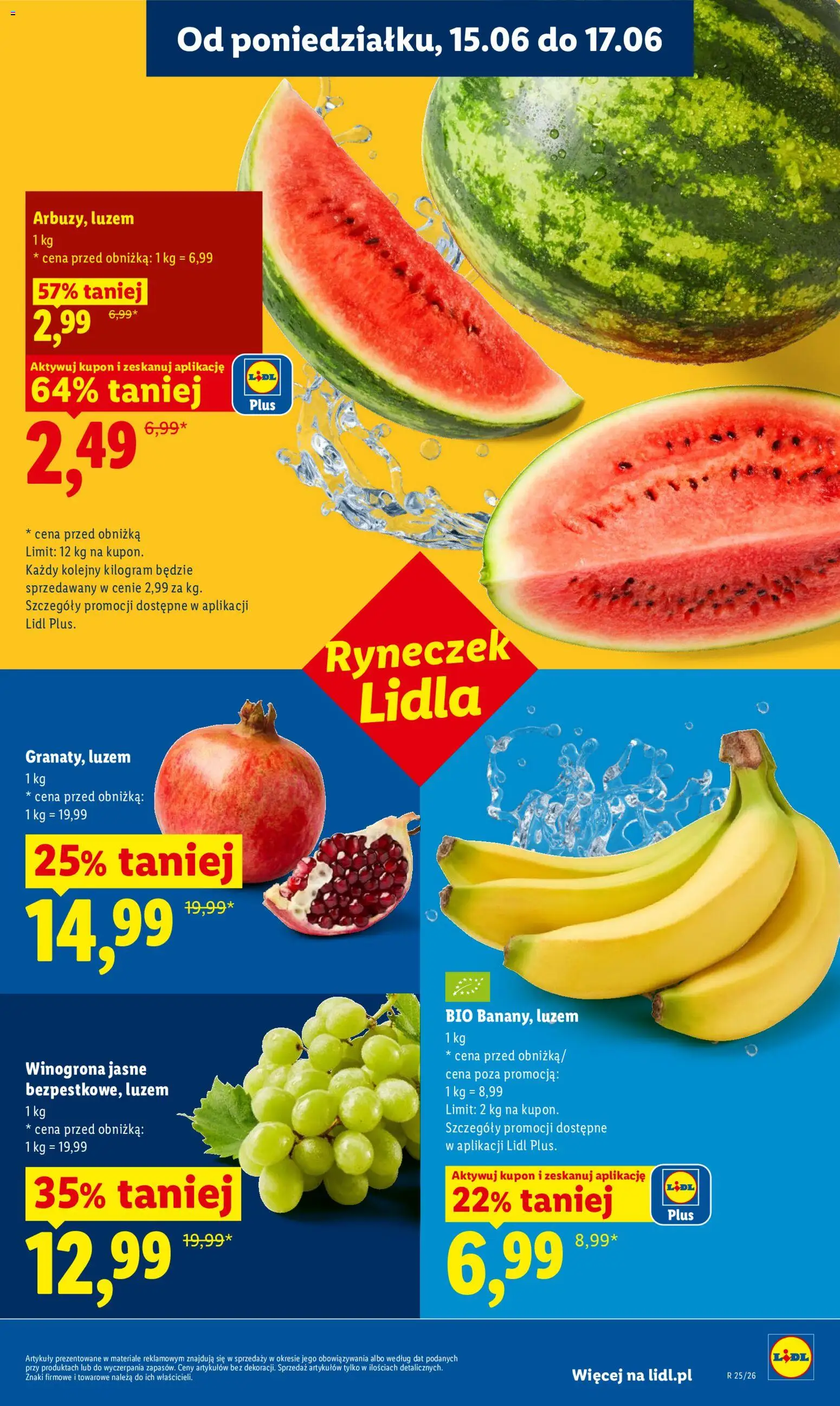 Lidl gazetka od 15.06.2026 | Strona: 33 | Produkty: Winogrona
