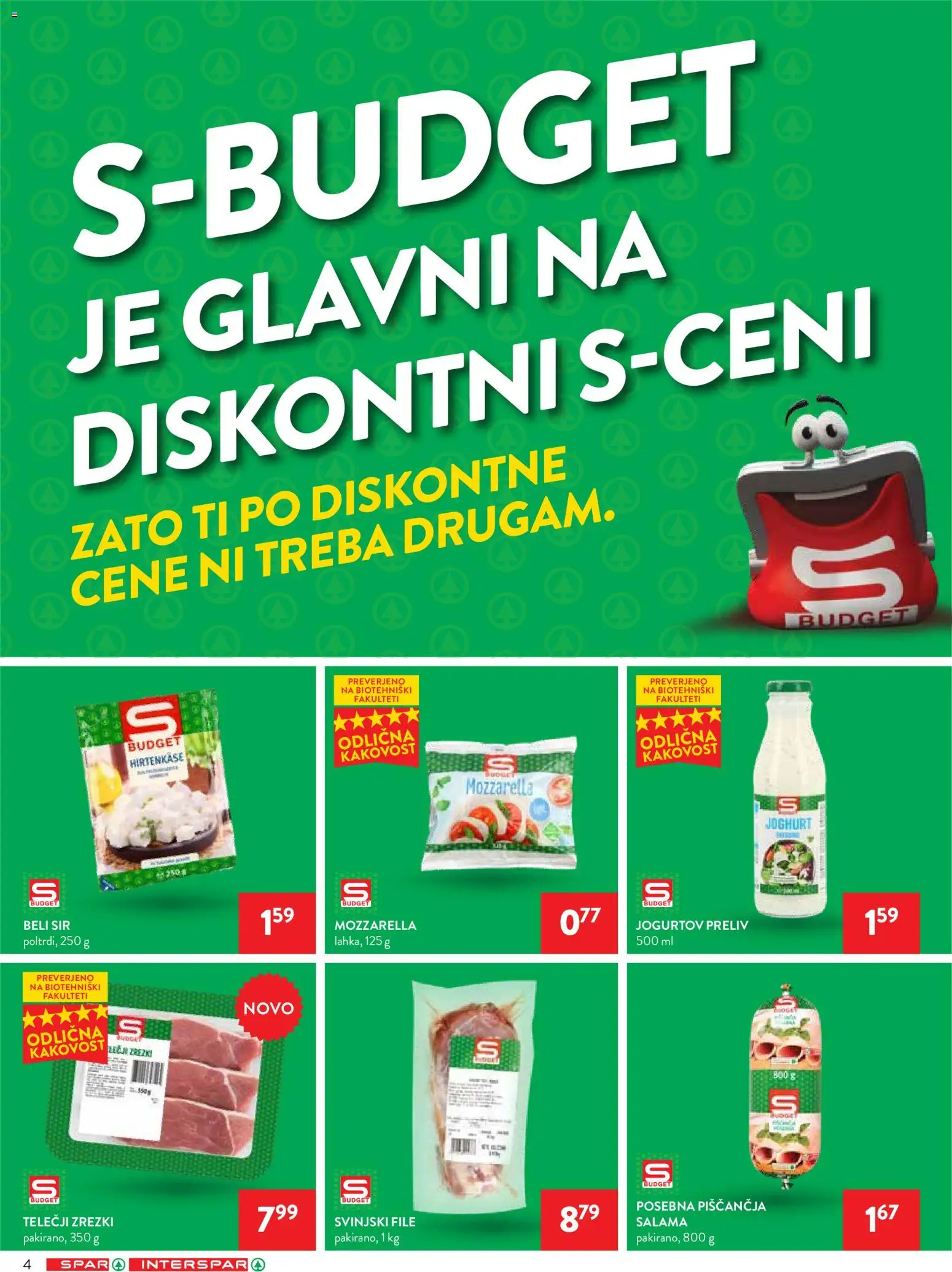 Novi Spar katalog ponudbe – veljaven od 03.06.2026 | Stran: 4