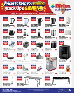 Africa Cash & Carry specials catalogue – valid from 10/09/2026 | Page: 33