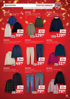 Ofertele Auchan valabile de la 30.09.2026 | Pagină: 35 | Produse: Trening, Bluză, Geacă, Pantaloni