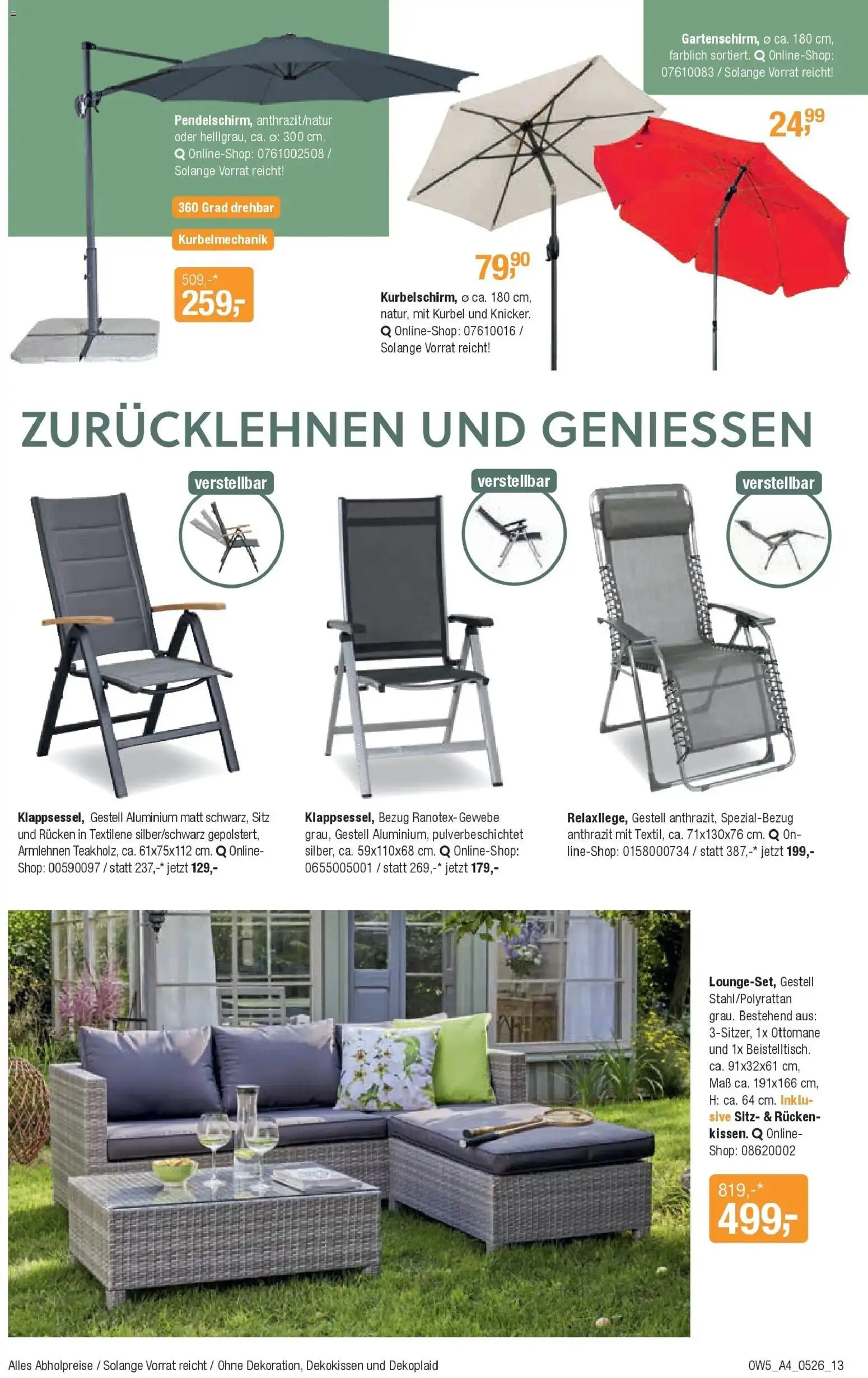 Angebote - DRINNEN & DRAUSSEN Speisen Spezial – gültig ab 28.04.2026 | Seite: 13