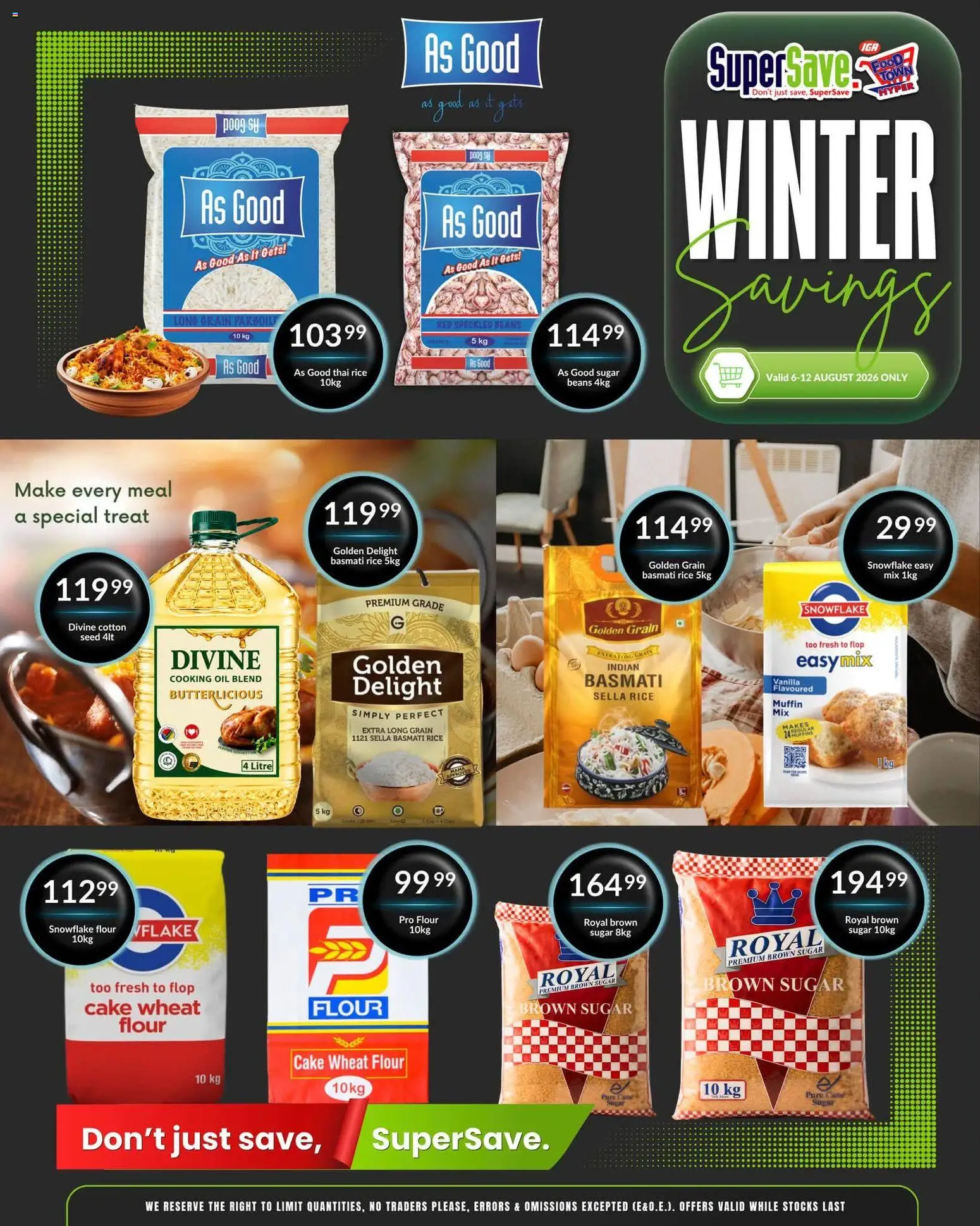 New Super Save catalogue – valid from 06/08/2026 | Page: 7 | Products: Cake, Vanilla, Oil, Sugar