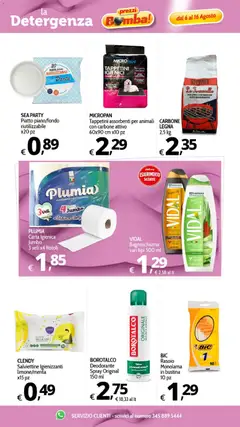 Anteprima del volantino Primo Prezzo volantino valido a partire dal 06/08/2026 | Pagina: 22 | Prodotti: Carta igienica, Barbecue, Piatto, Aloe vera