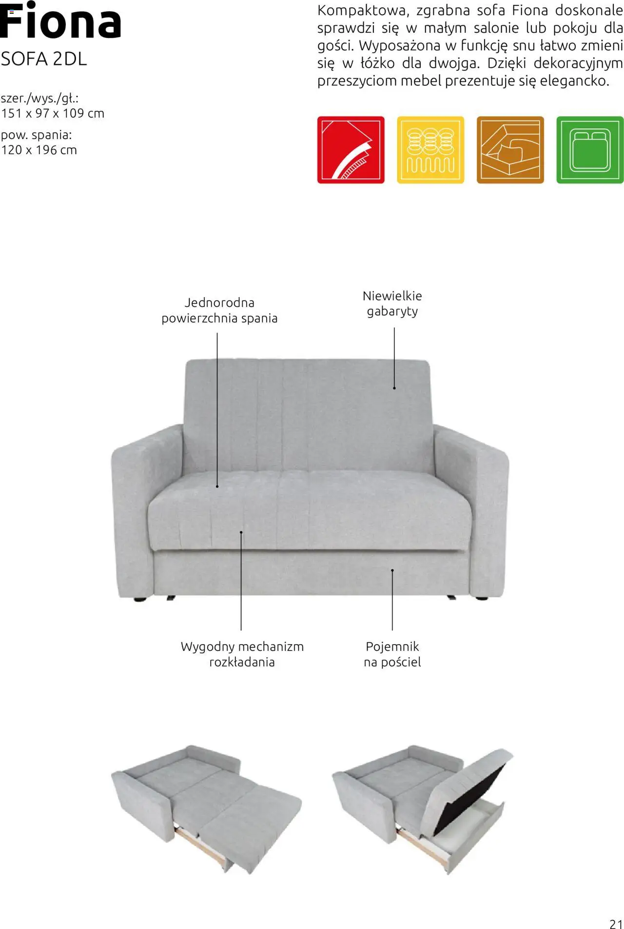 Black Red White Gazetka - Katalog mebli wypoczynkowych Batani od 31.05.2024 | Strona: 21 | Produkty: Pościel, Łóżko, Sofa