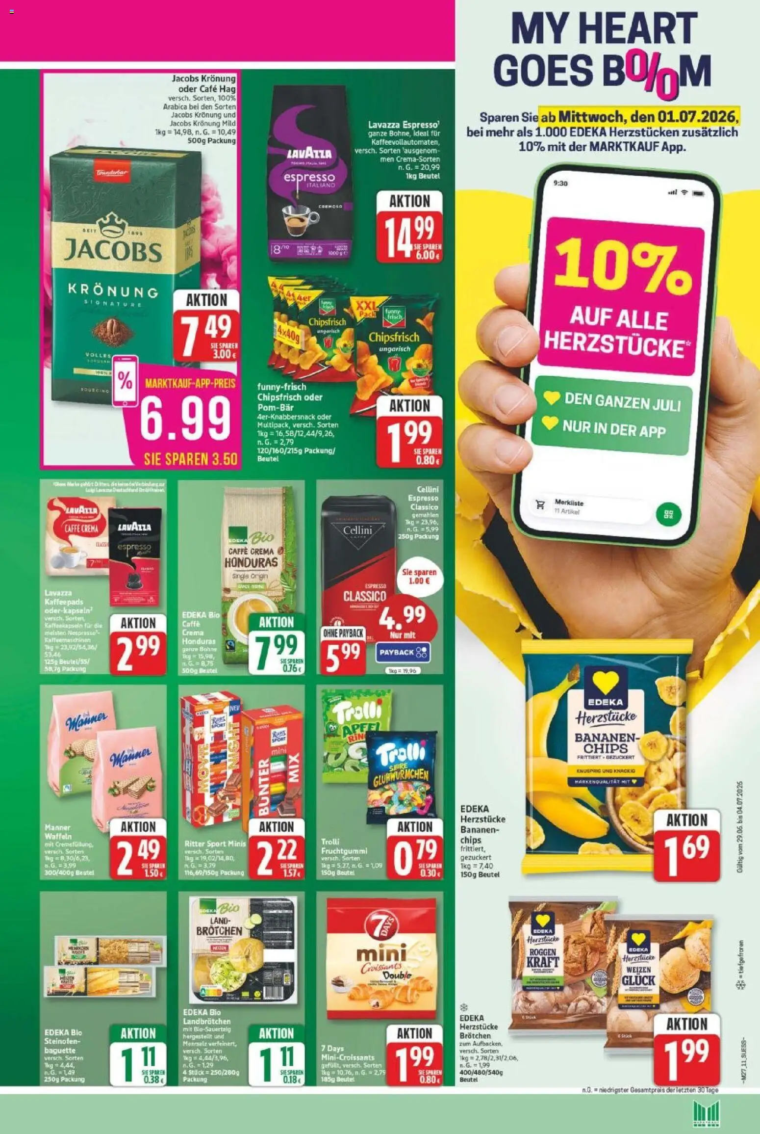 Marktkauf Prospekt – gültig ab 29.06.2026 | Seite: 11 | Produkte: Lavazza, Kaffeepads, Ritter sport, Chips