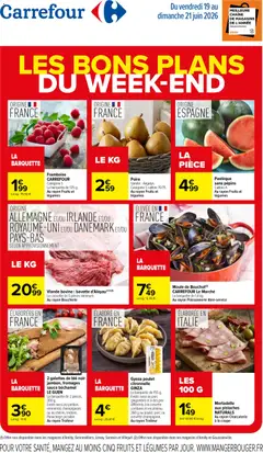 Carrefour - Prévisualisation de Carrefour les bons plans du week-end valide à partir de 19.06.2026
