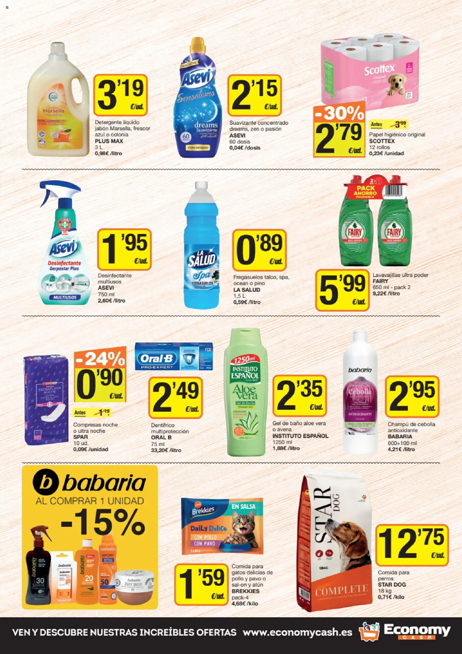 Economy Cash folleto │ válido desde el 30/07/2026 | Página: 7 | Productos: Champú, Jabón, Gel de baño, Baño