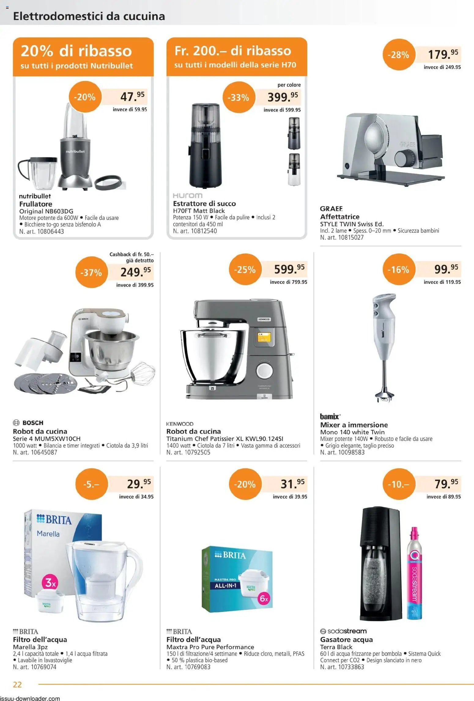 Fust aktionen IT – gültig ab 01.05.2026 | Seite: 22 | Produkte: Mixer, Bosch