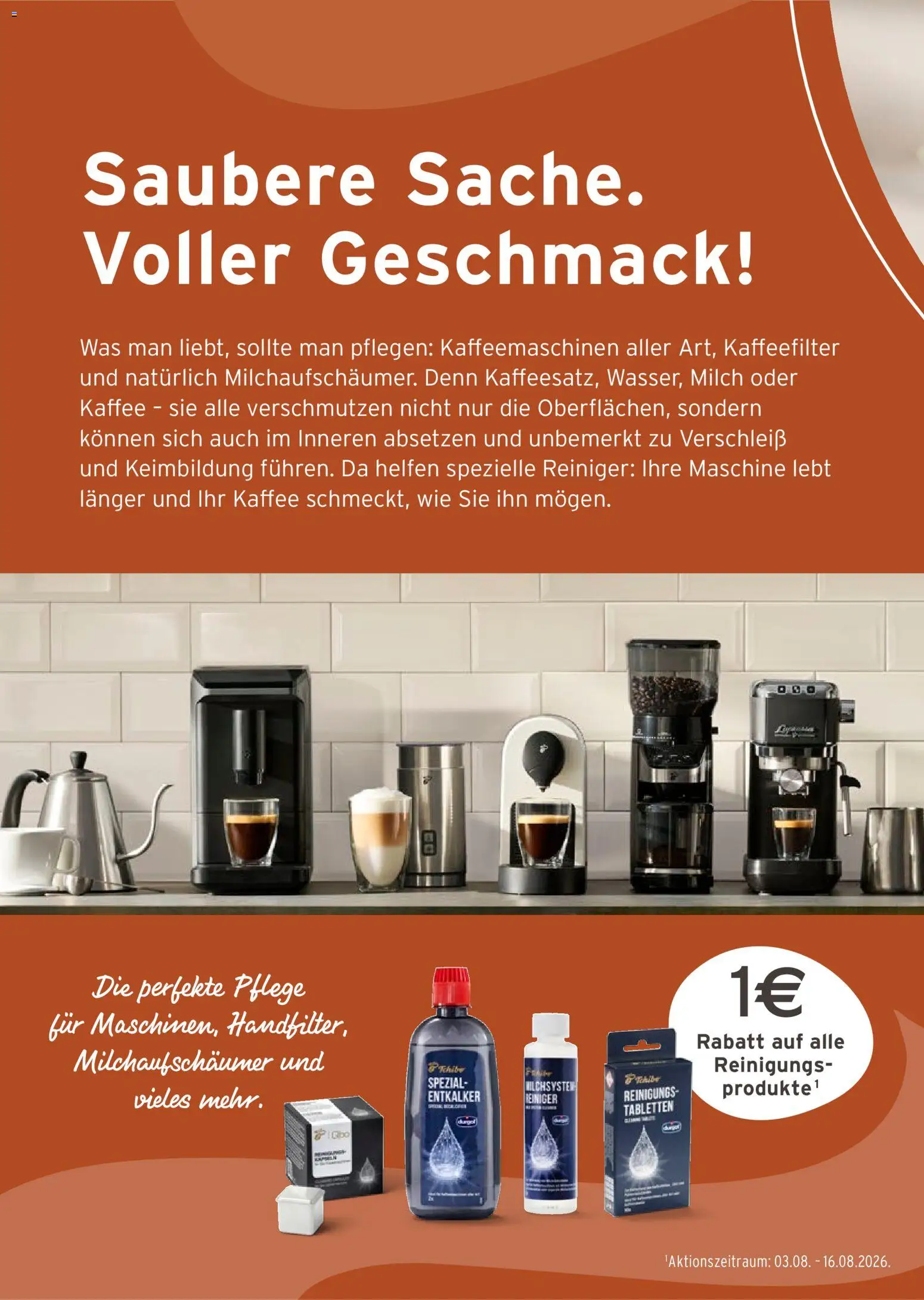 Prospekt Tchibo Alpaka cleaning collection – gültig ab 05.08.2026 | Seite: 26 | Produkte: Milch, Kaffee