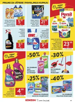 Konzum Katalog - Pregled kataloga iz trgovine Konzum, vrijedi od 23.09.2026 | Stranica: 43