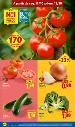 Pré-visualização Brócolos, Brócolos Emb. 500 g válido de 12/10/2026 | Página: 4 | Produtos: Brócolos, Curgete, Cebola, Tomate