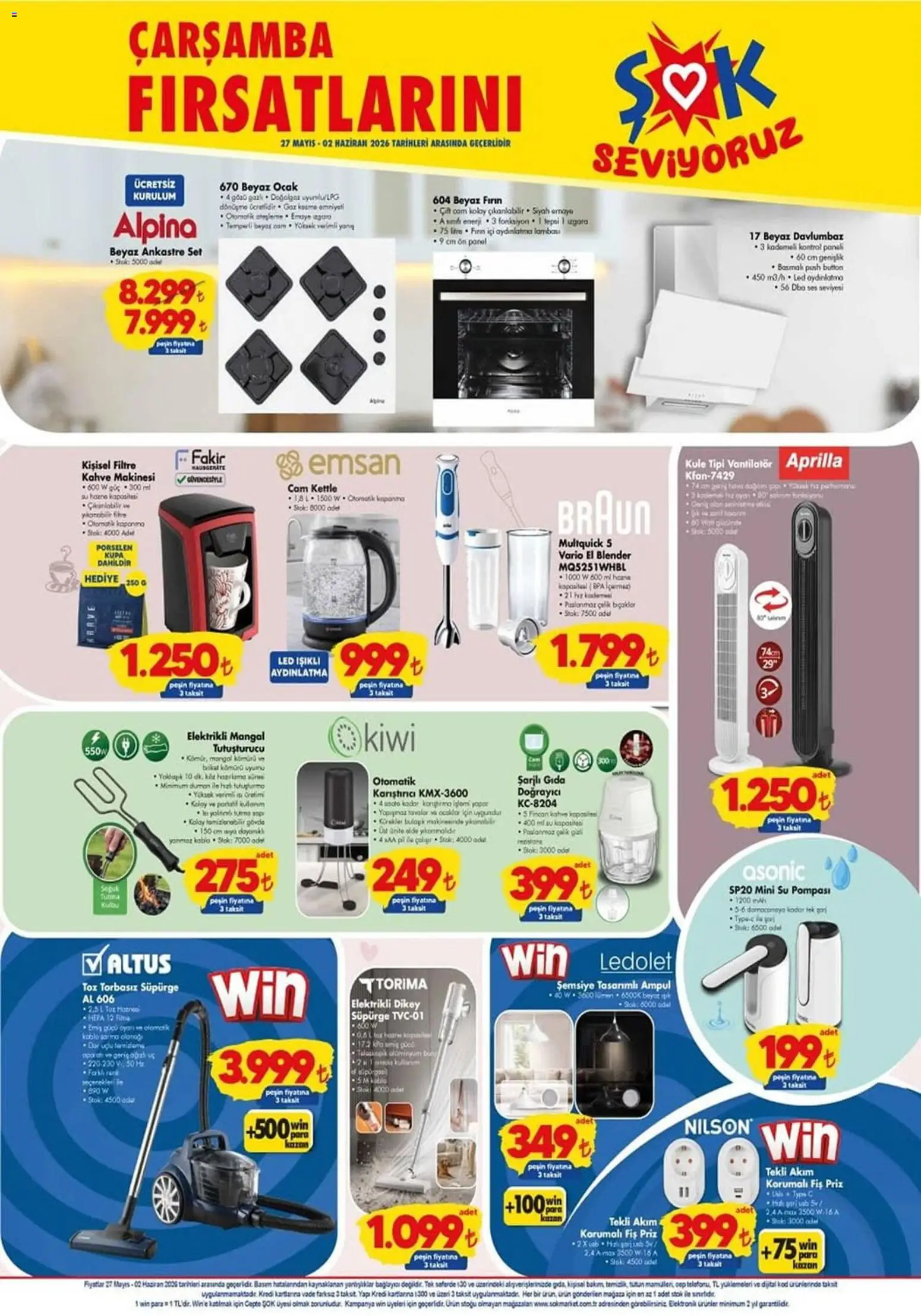 Şok Market Katalog - 27.05.2026 tarihinden itibaren geçerlidir | Sayfa: 2