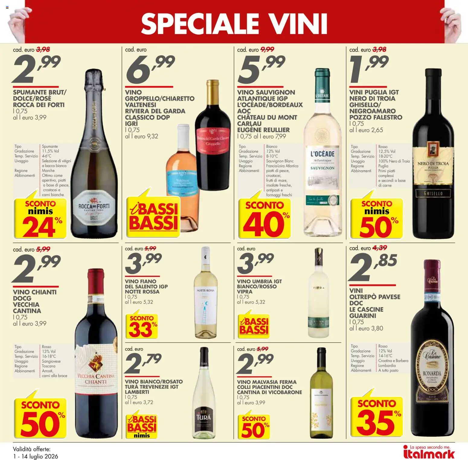 Volantino Italmark del 01/07/2026 | Pagina: 7 | Prodotti: Vino, Spumante