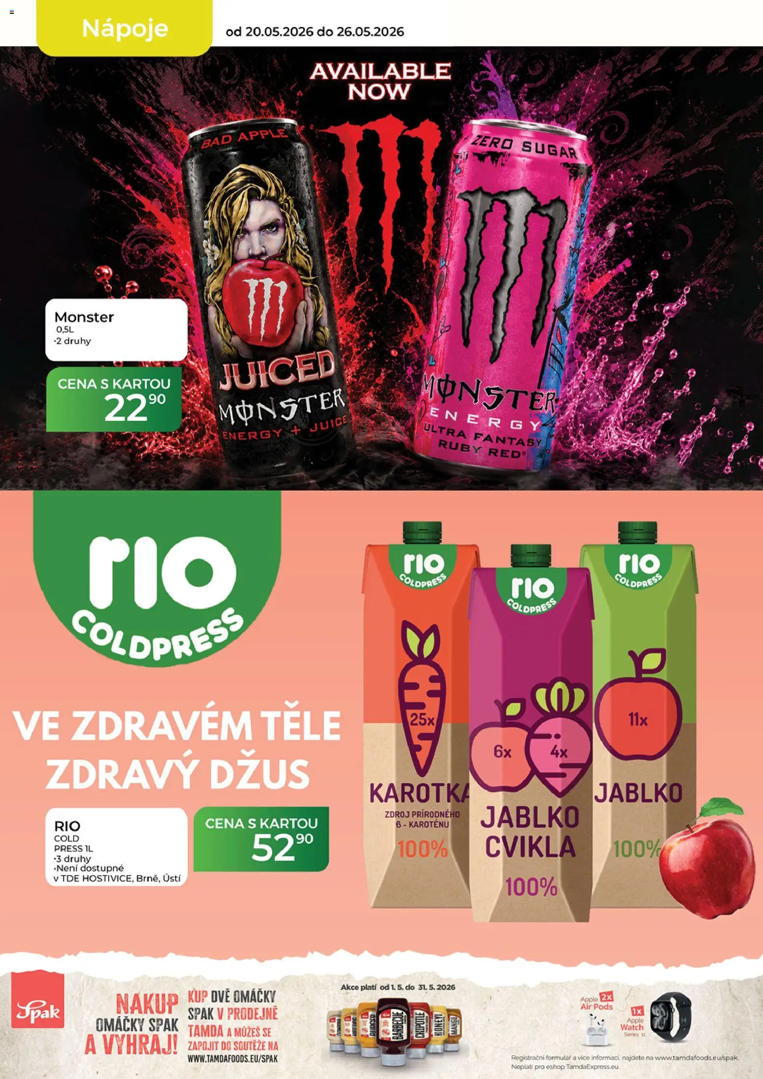 Tamda Foods leták od 20.05.2026 | Strana: 20 | Produkty: Mango, Monster, Džus, Apple