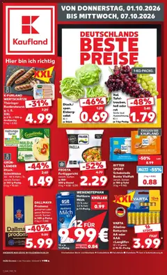Kaufland Prospekt Dorsten ab 01.10.2026 gültig