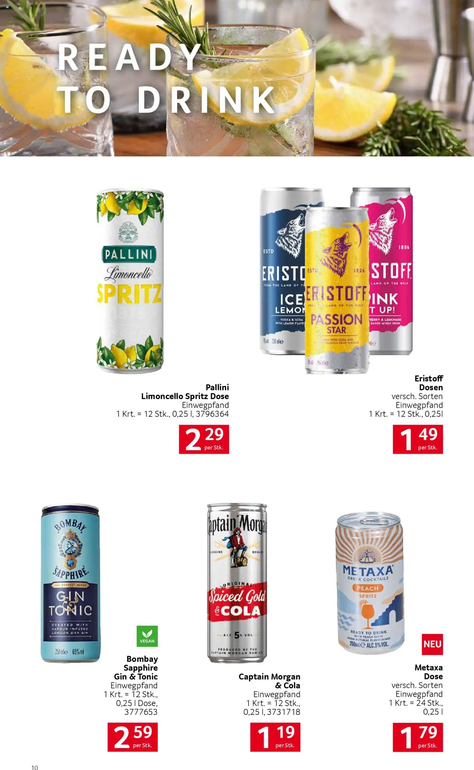 Transgourmet Frühlingshafte Genussmomente gültig ab 02.03.2026 | Seite: 10 | Produkte: Gin