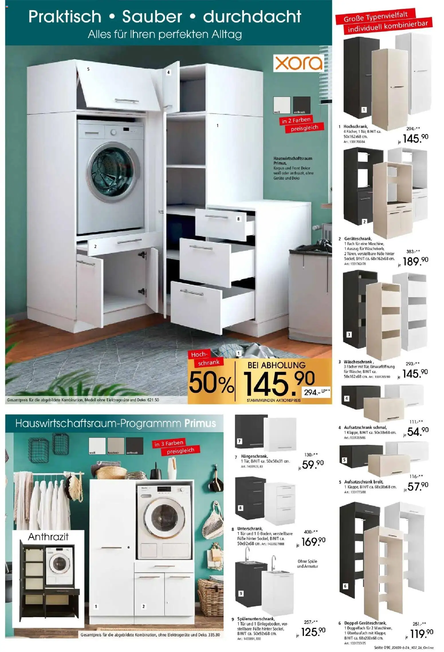 Zurbrüggen Küchen für ihr Zuhause – gültig ab 12.09.2026 | Seite: 19 | Produkte: Schrank, Tür, Armatur