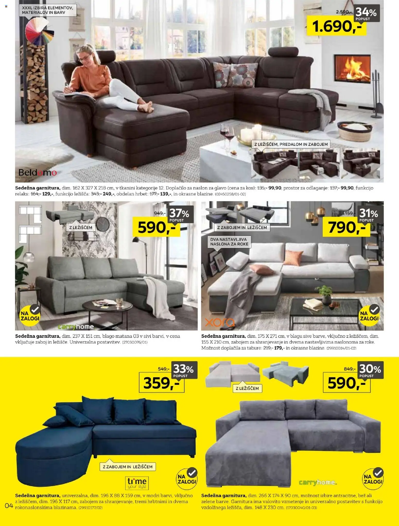 Novi XXXL Lesnina katalog ponudbe – veljaven od 29.06.2026 | Stran: 4