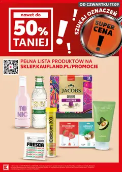 Náhled letáku Kaufland Polsko leták - Mocny start od 21.09.2026 | Strana: 25 | Produkty: Jacobs, Nespresso, Essence