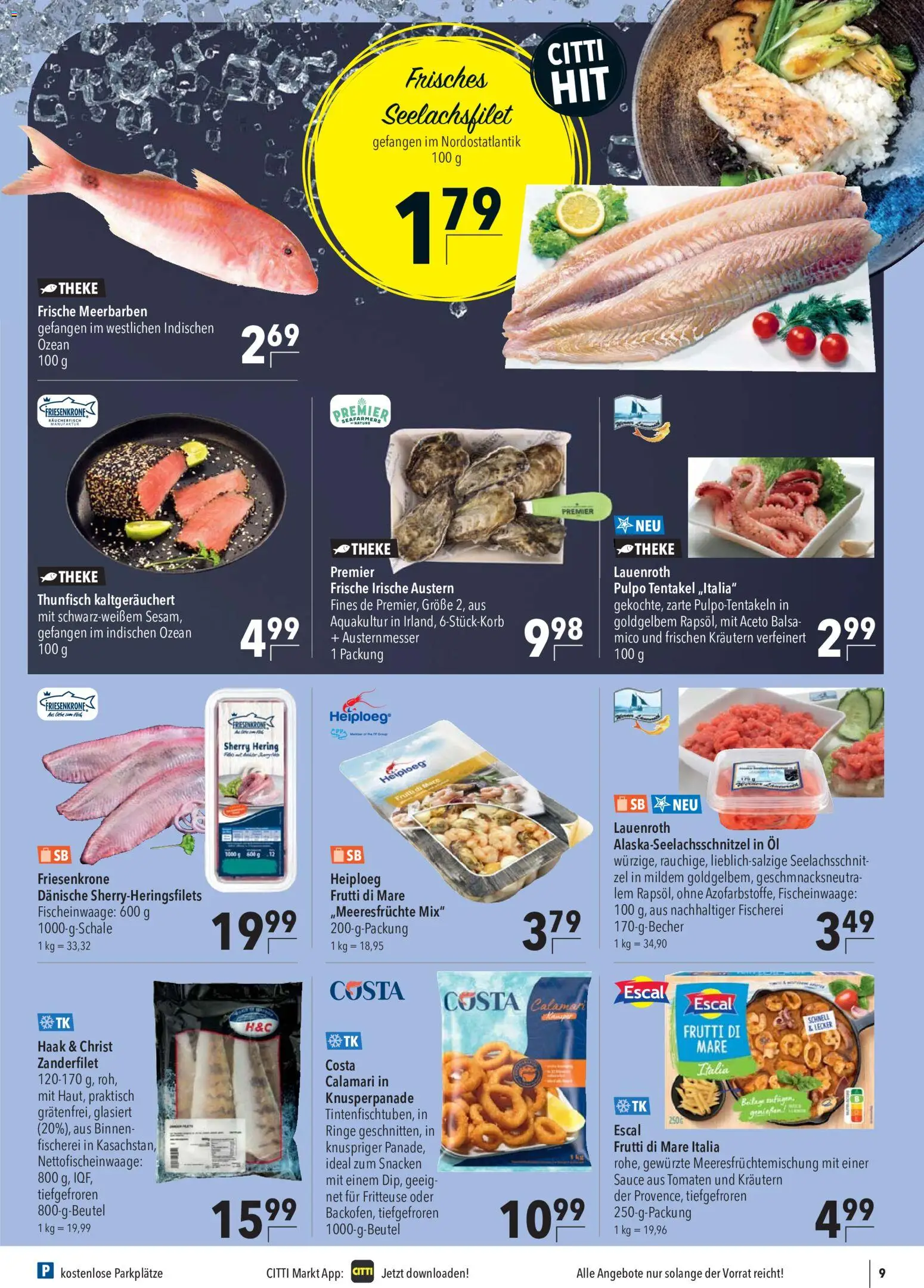 CITTI Markt Prospekt – gültig ab 24.06.2026 | Seite: 9 | Produkte: Öl, Thunfisch, Tomaten, Fritteuse