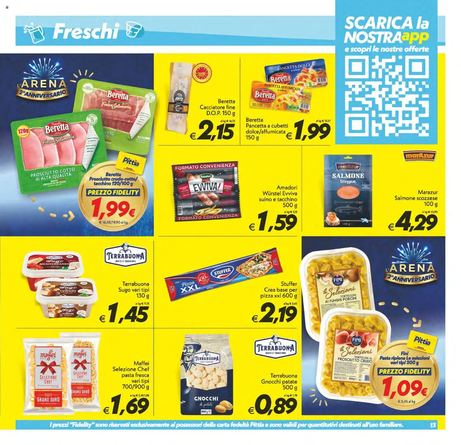 Volantino SuperConveniente del 23/10/2026 | Pagina: 13 | Prodotti: Pancetta, Suino, Tacchino, Pasta