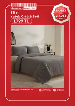 17 Haziran 2026 tarihinden itibaren geçerli olan Karaca Home kataloğu önizlemesi | Sayfa: 15 | Ürünler: Yatak, Nevresim, Pudra, Yatak örtüsü