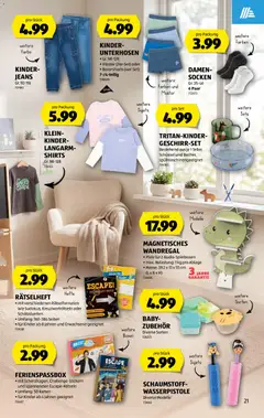 Aldi aktionen ab 06.08.2026 gültig | Seite: 21 | Produkte: Socken, Audio, Boxer, Wandregal