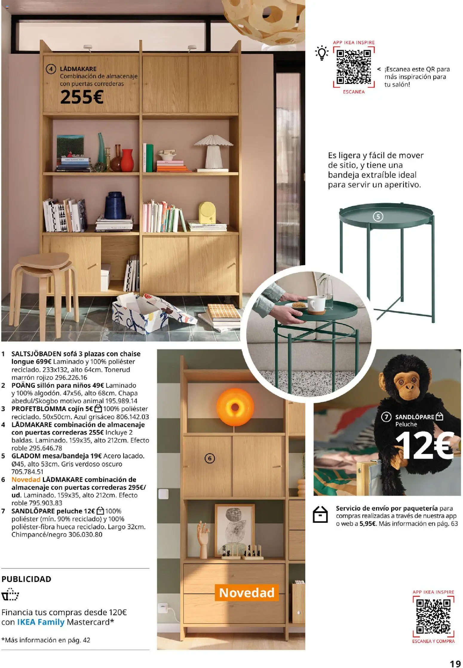 IKEA - Salones │ válido desde el 01/09/2026 | Página: 19 | Productos: Salón, Cojín, Sillón, Bandeja