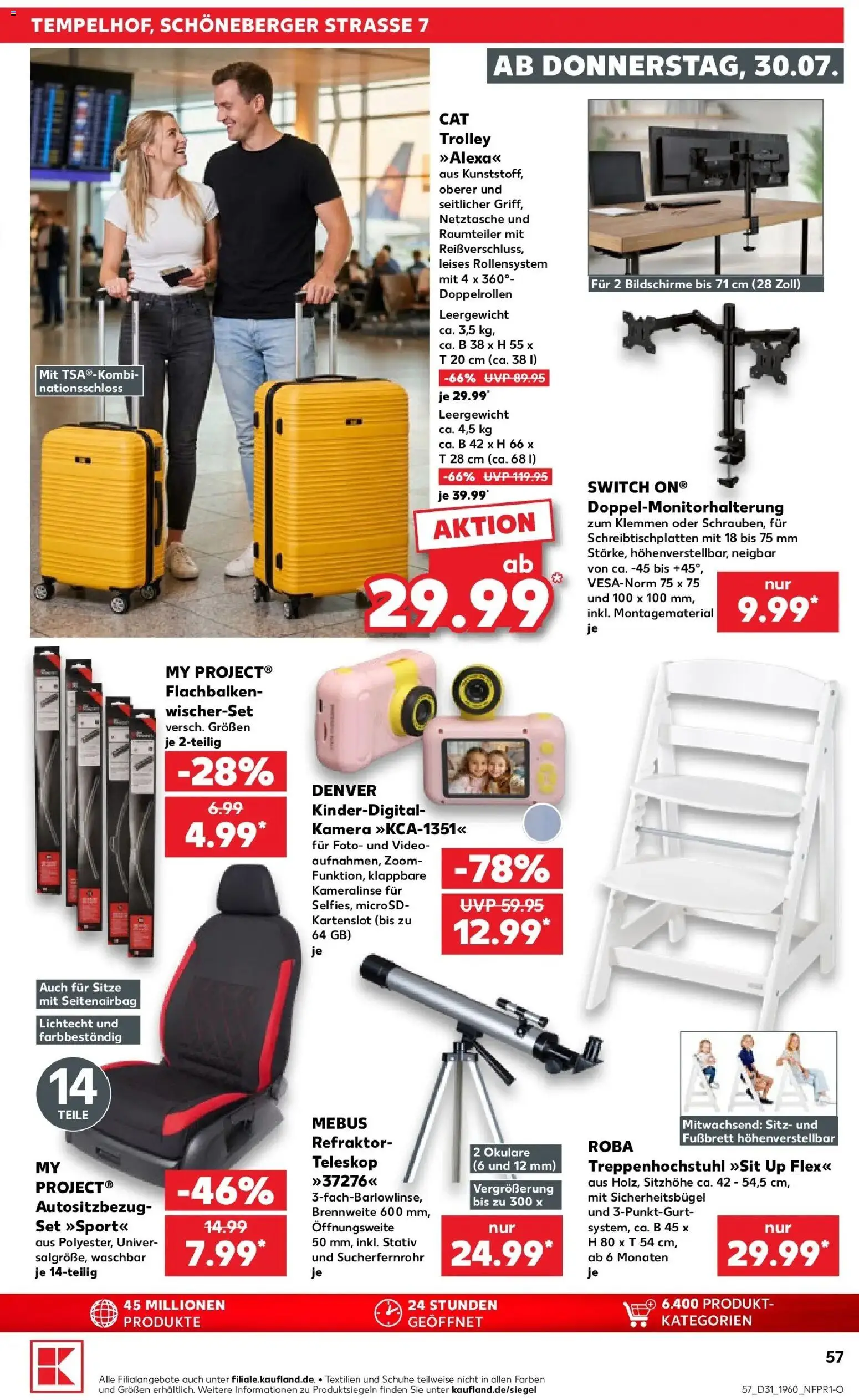 Kaufland Prospekt Berlin – gültig ab 27.07.2026 | Seite: 66 | Produkte: Kamera, Raumteiler, Video, Stativ