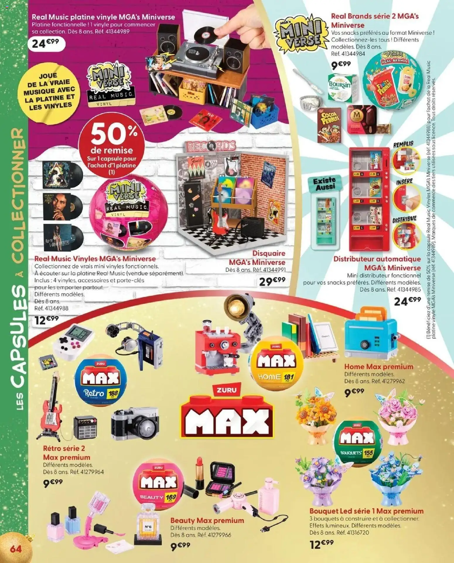 La Grande Récré - LE NOËL DE TOUTES LES PASSIONS à partir du 14/10/2026 - promo en ligne | Page: 64 | Produits: Snacks, Capsules, Boursin, Distributeur