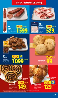 Lidl akciós újság - amely érvényes a következő dátumtól: 30.04.2026 | Oldal: 55