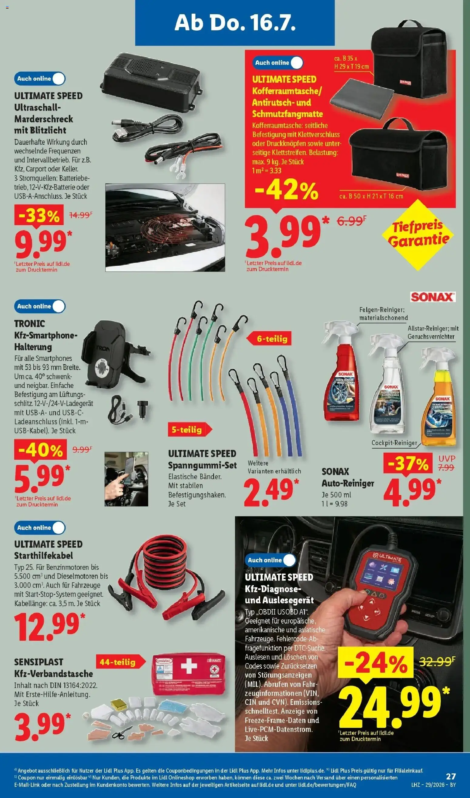 Lidl Prospekt Hof-innenstadt – gültig ab 13.07.2026 | Seite: 49 | Produkte: Schmutzfangmatte, Smartphones