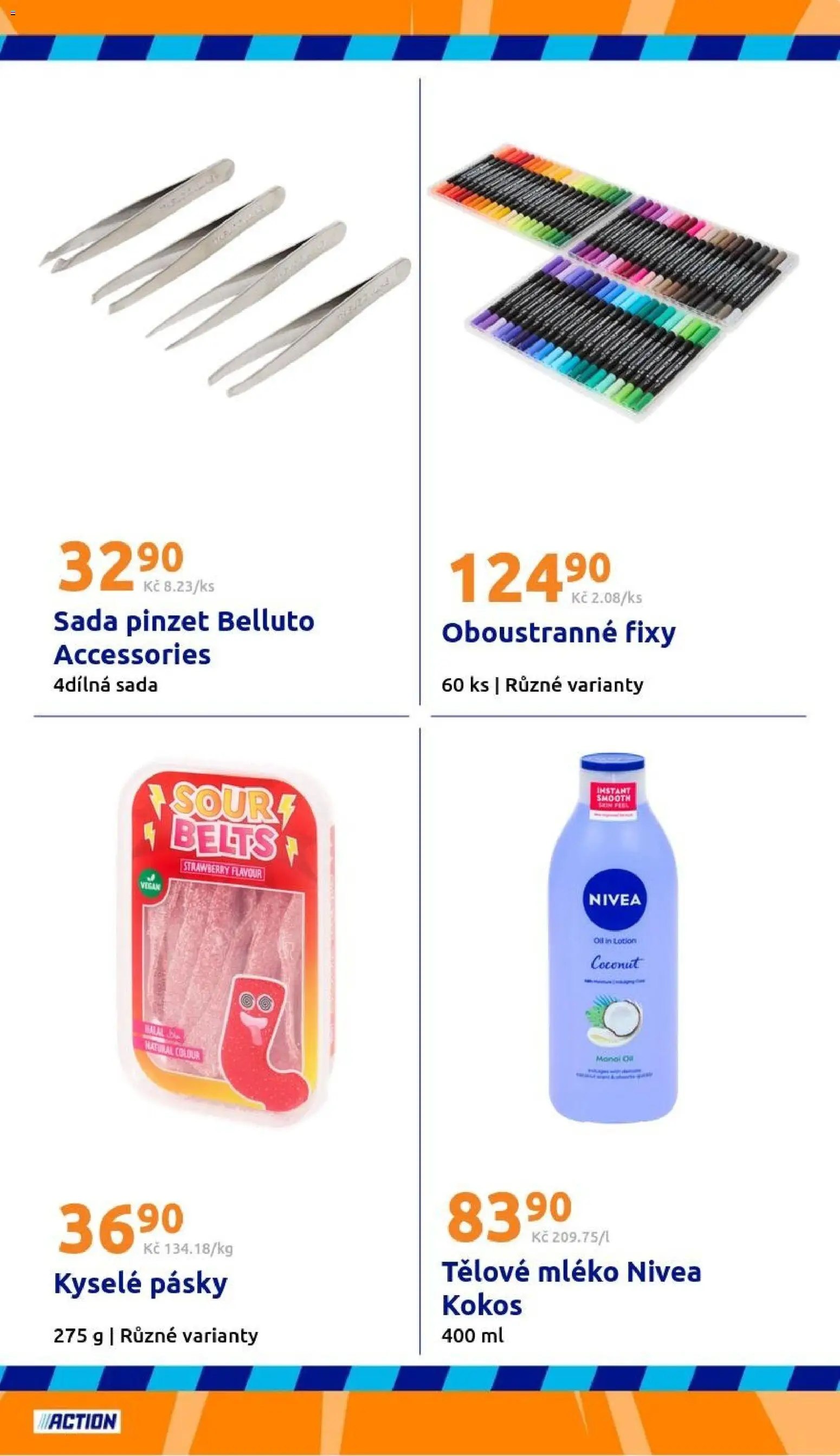 Action leták od 02.09.2026 | Strana: 31 | Produkty: Tělové mléko, Nivea, Mléko, Fixy