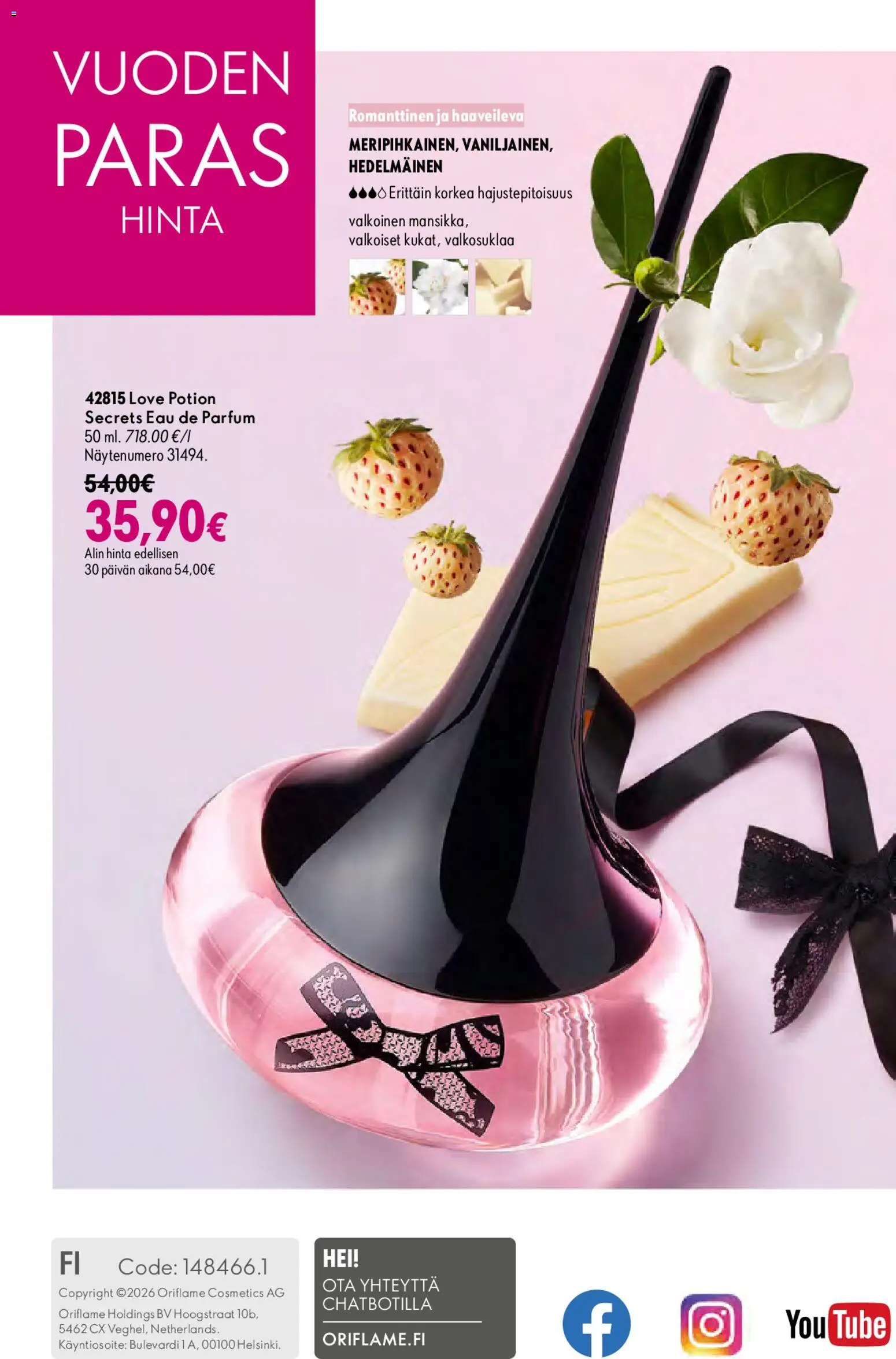 Oriflame tarjoukset – voimassa 26/08/2026 alkaen | Sivu: 148