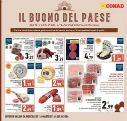 Anteprima del volantino HAMBURGER DI CHIANINA SAPORIDINTORNI CONAD, conf. 100 g x 2 pezzi valido a partire dal 01/07/2026 | Pagina: 16