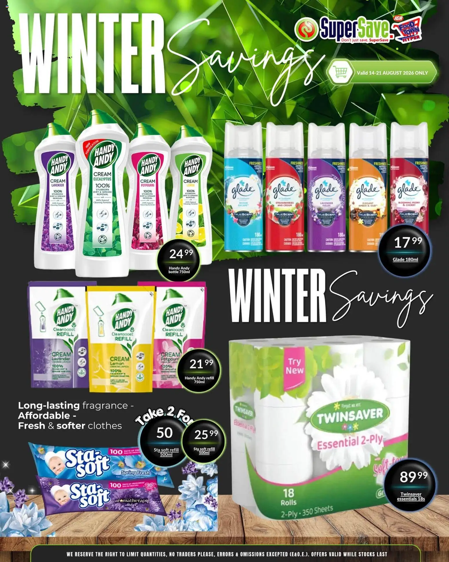 New Super Save catalogue – valid from 18/08/2026 | Page: 58 | Products: Fragrance, Cream cream, Cream, Lemon