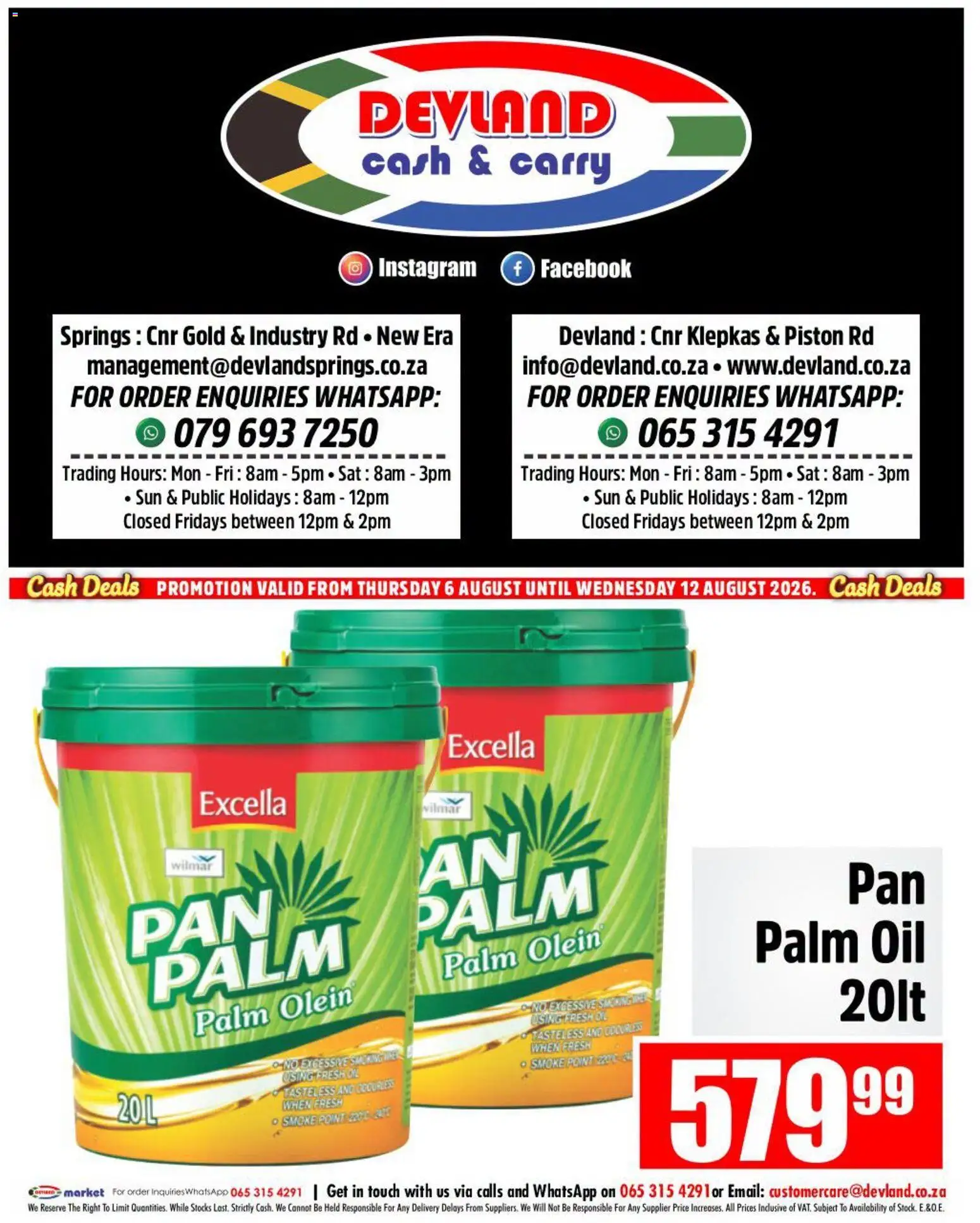 New Devland catalogue – valid from 06/08/2026 | Page: 6 | Products: Oil