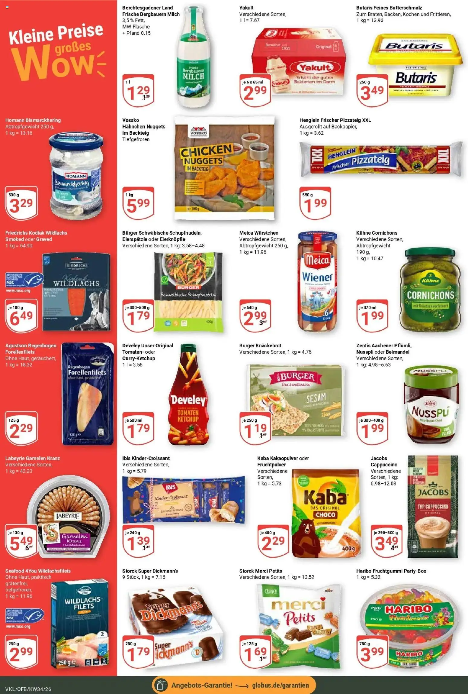 Globus Prospekt Völklingen (ab 17.08.2026) » Angebote online | Seite: 8 | Produkte: Hahnchen, Milch, Tomaten, Ketchup