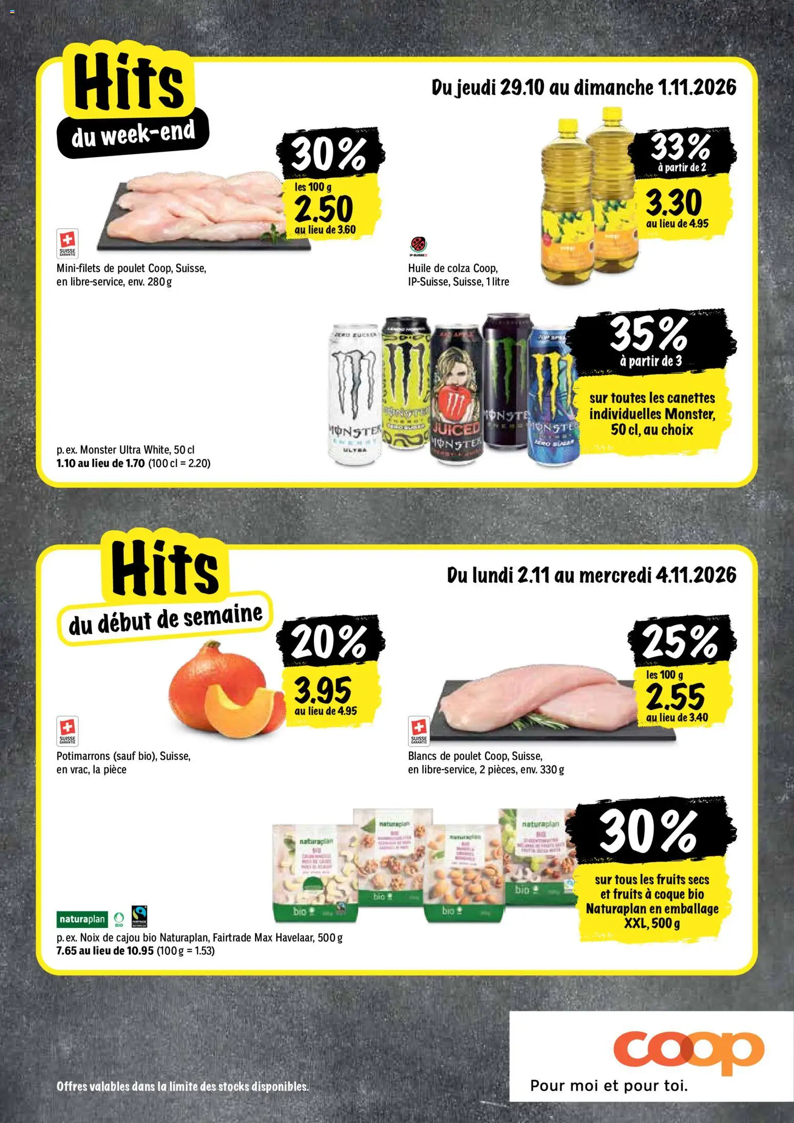 Coop aktionen FR – gültig ab 29.10.2026 | Seite: 20