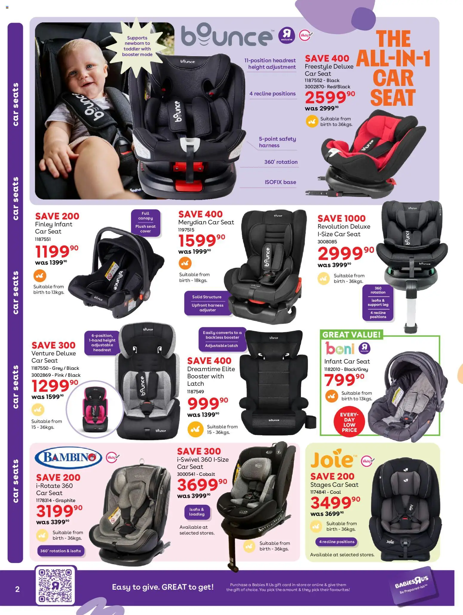 New Babies R Us catalogue – valid from 20/08/2026 | Page: 2 | Products: Cover, Gift card