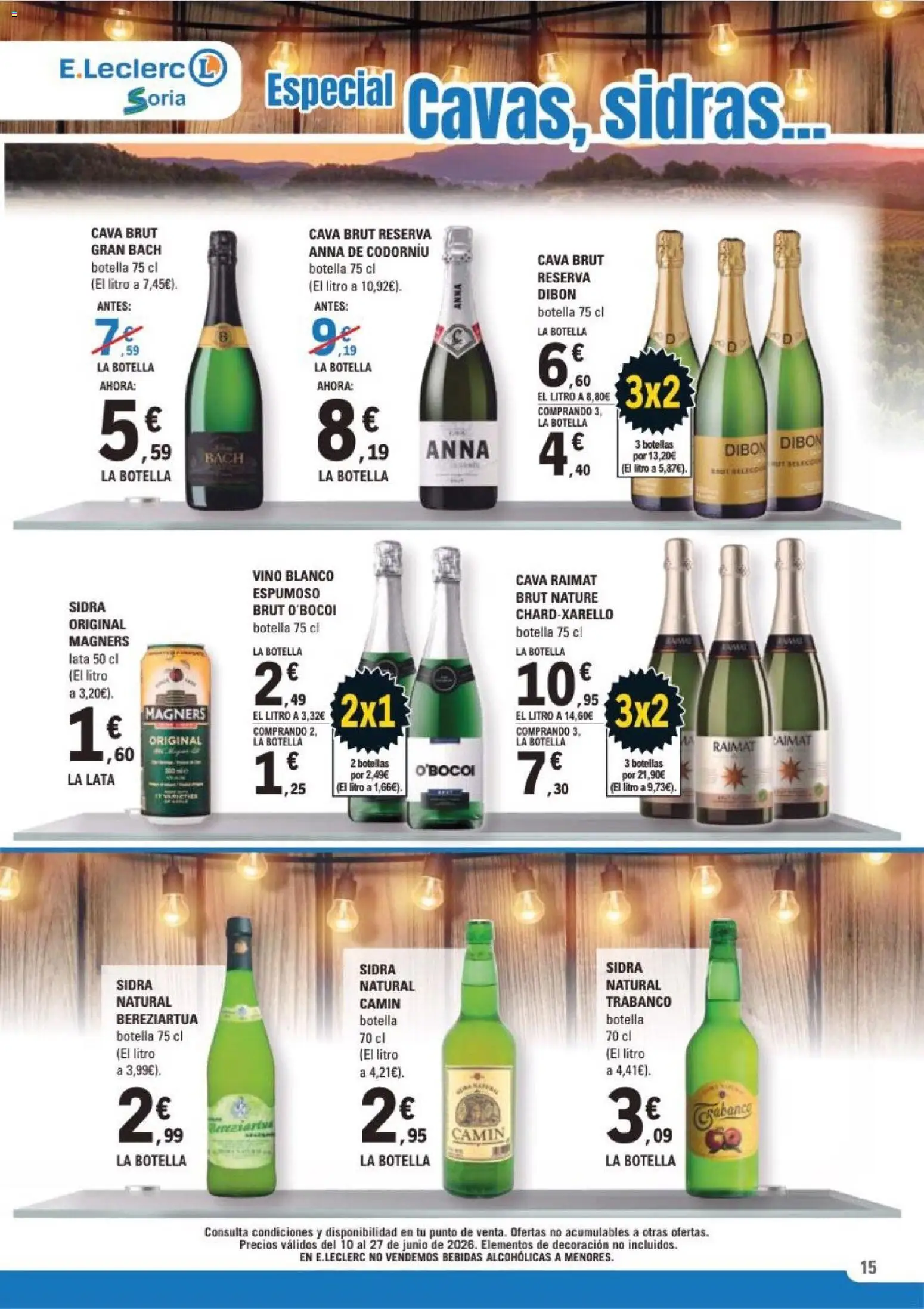 E.Leclerc Soria │ válido desde el 10.06.2026 | Página: 15 | Productos: Vino