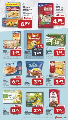 Famila Nordwest Prospekt ab 31.08.2026 gültig | Seite: 15 | Produkte: Iglo, Burger, Salami, Schweinefleisch